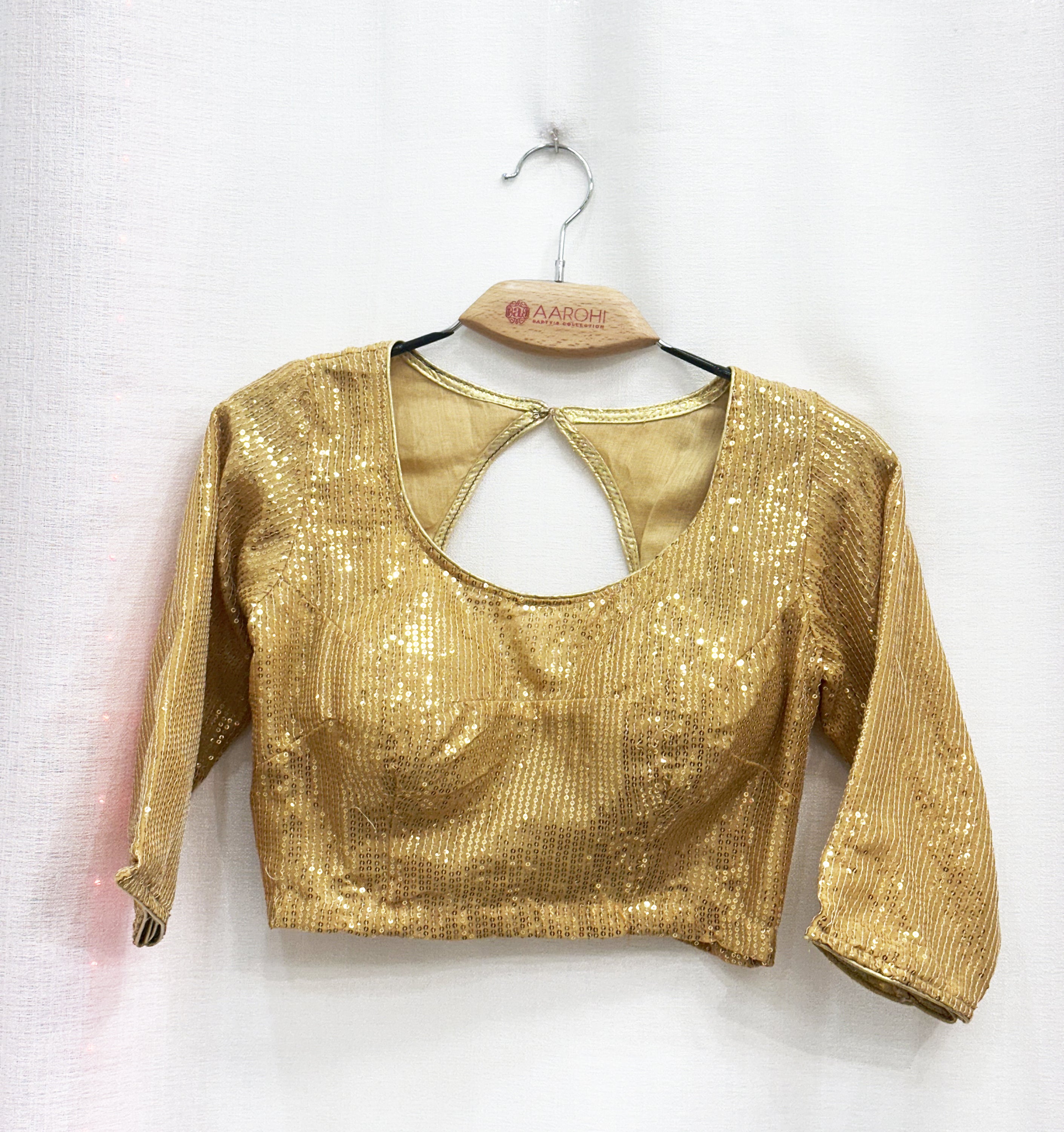 Golden Party Wear Blouse